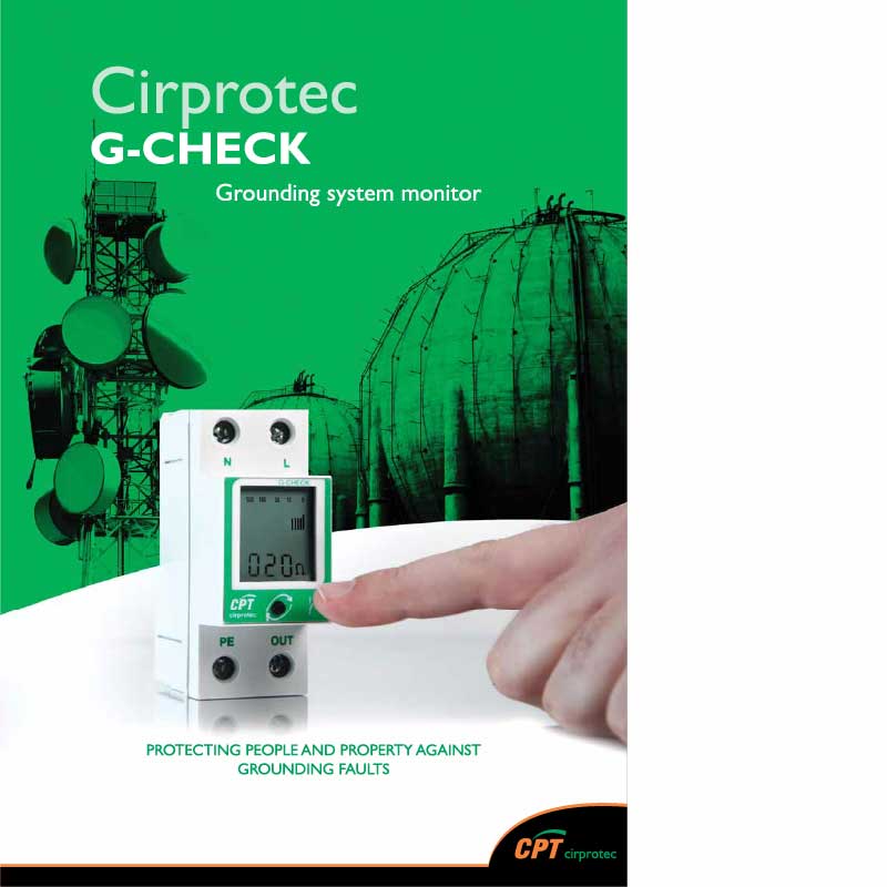 Brochure – Grounding system monitor G-CHECK