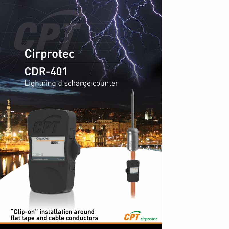 Flyer – Lightning discharge counter CDR