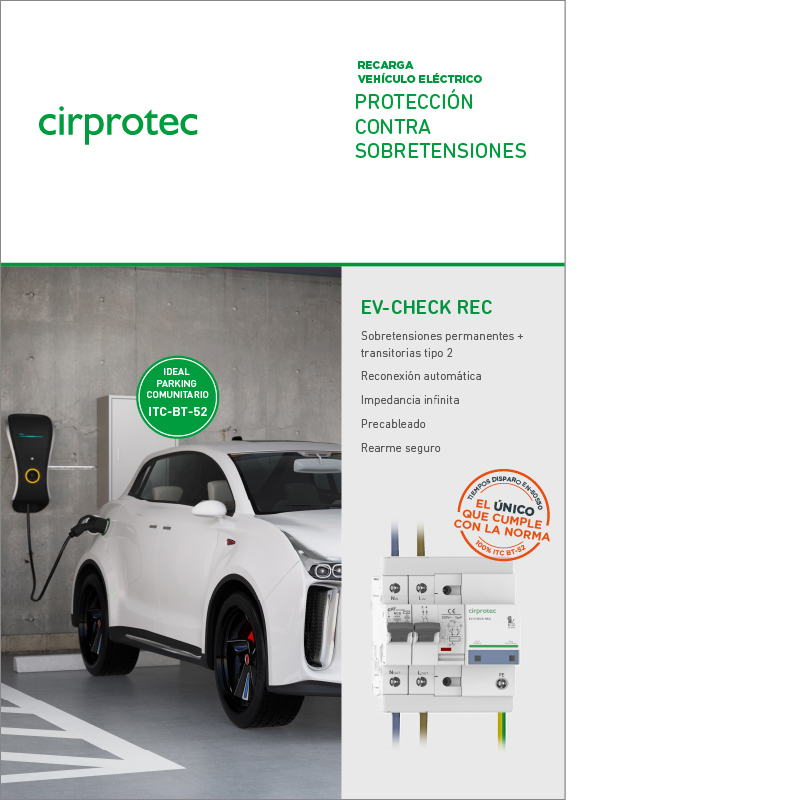 Flyer – Protección recarga vehículo eléctrico EV-CHECK REC®